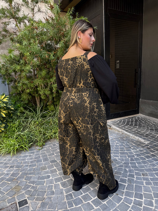 Salopette animalier curvy