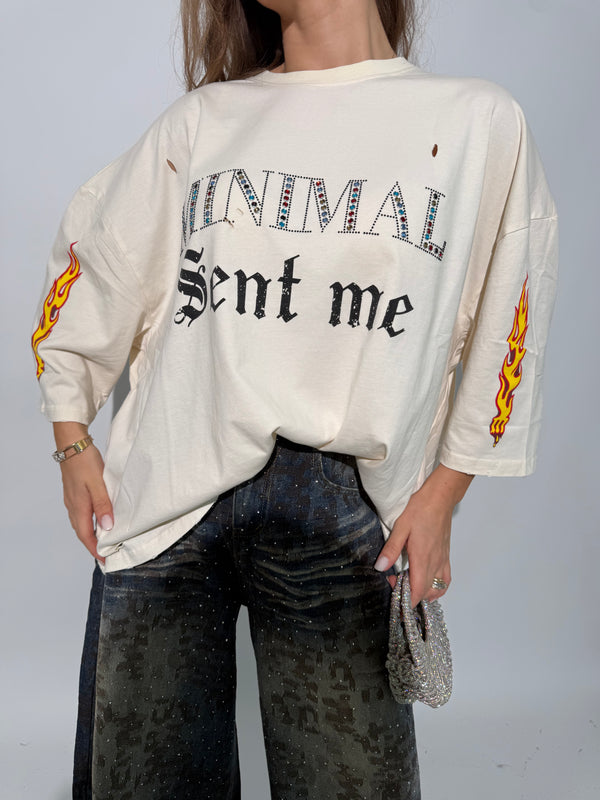 T-shirt fuoco by Minimal Couture