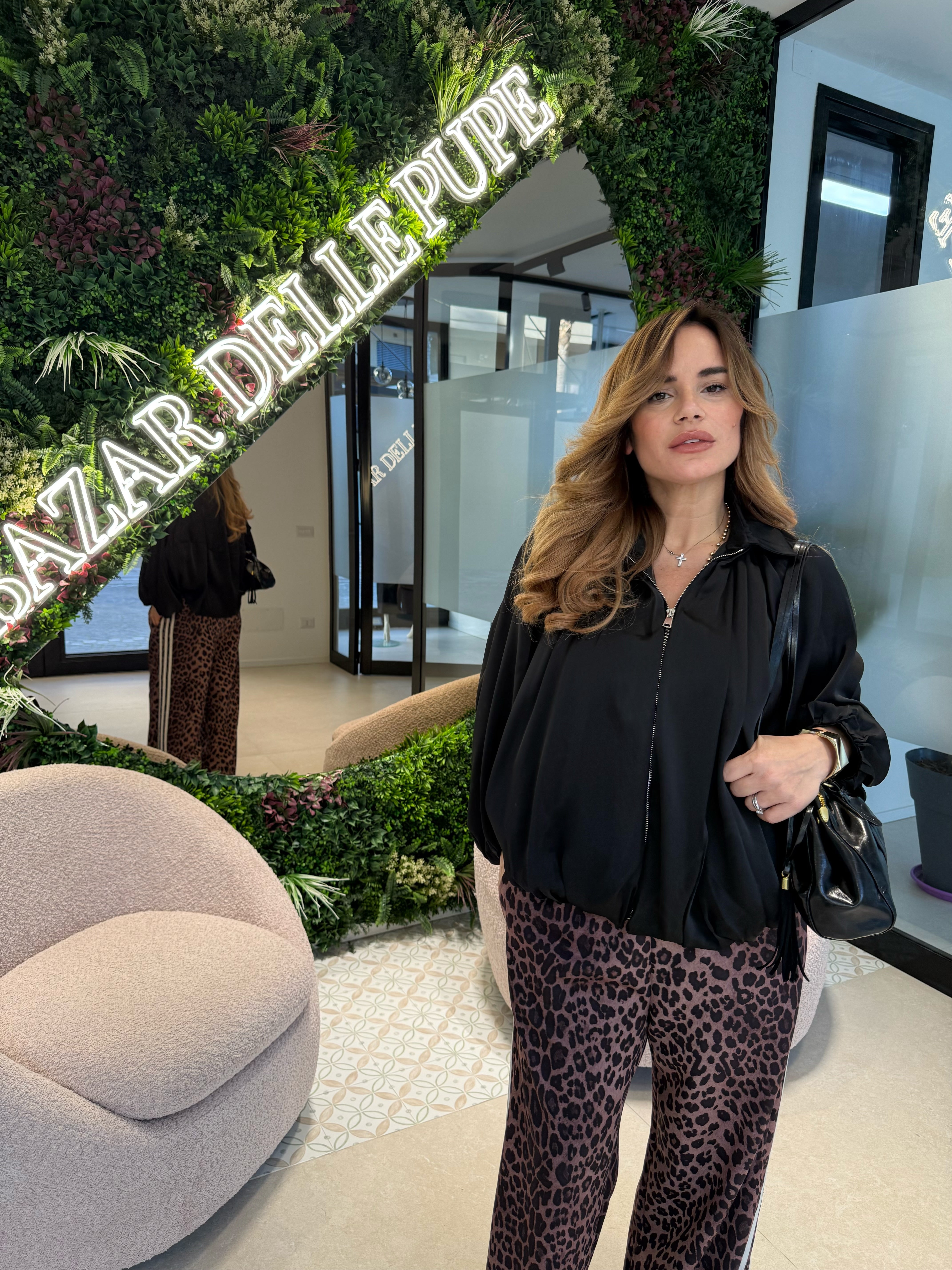 Giubbino camicia in raso