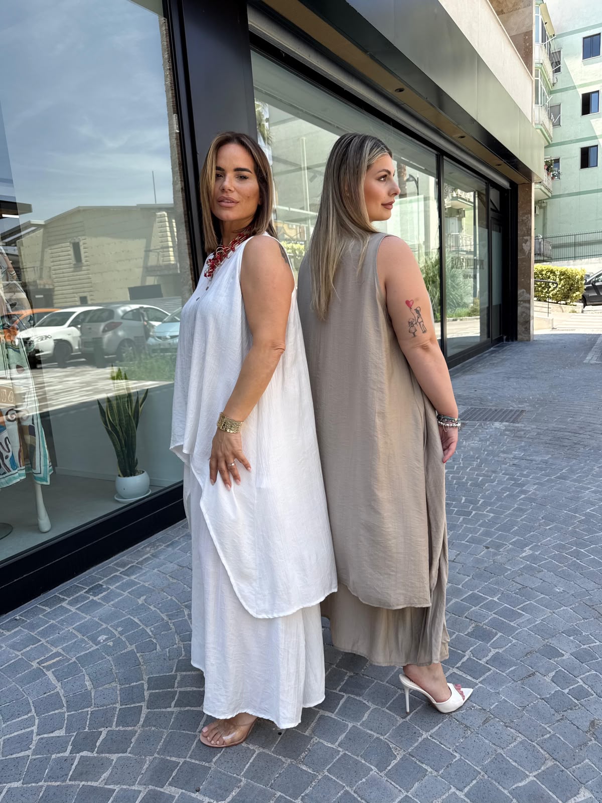 Cordset gonna e casacca curvy