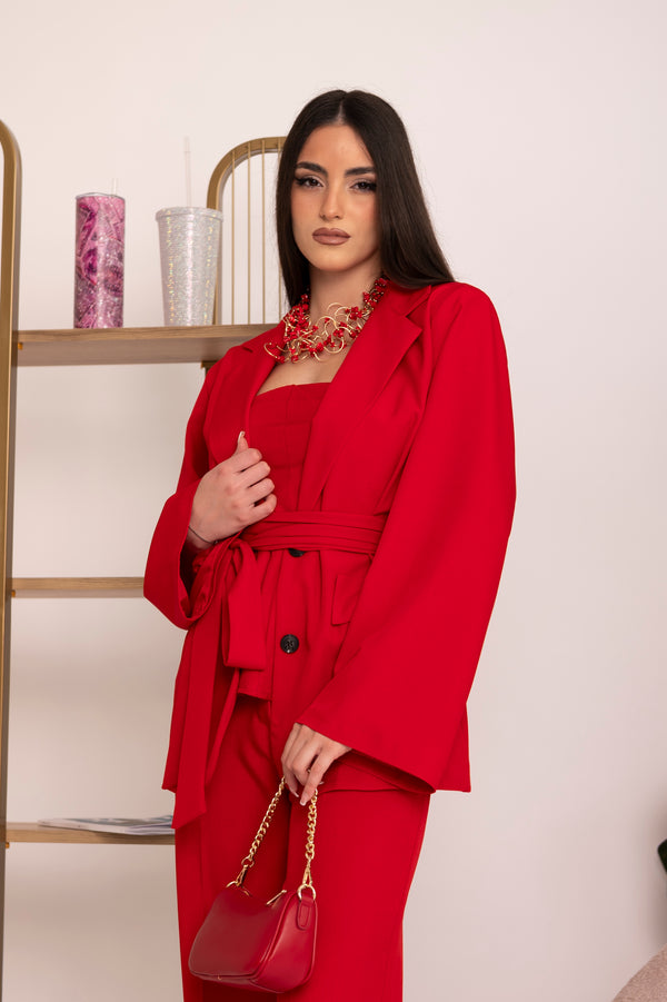 Giacca con cintura