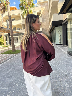 Camicia satinata