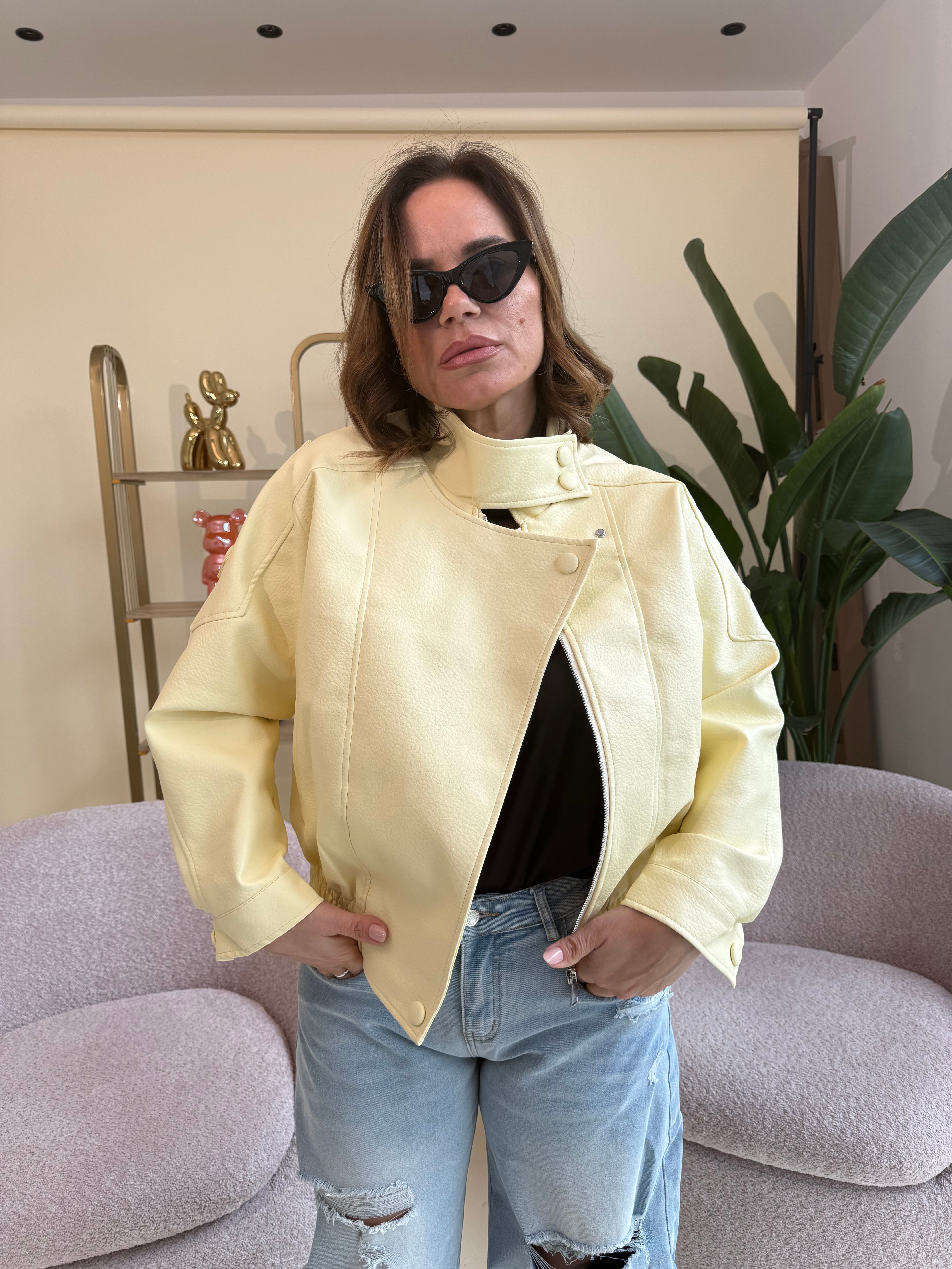 Chiodo bomber ecopelle Zarah