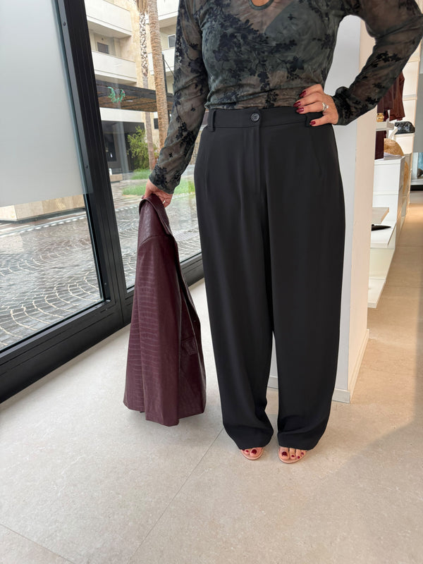 Pantalone palazzo curvy