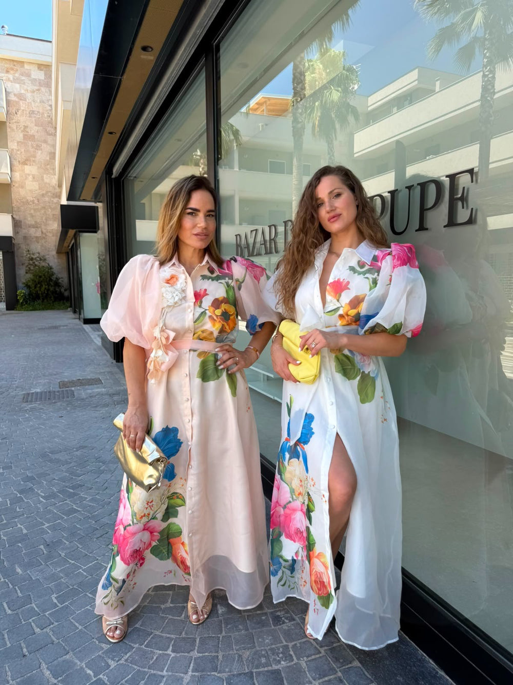 Abito camicia peonia