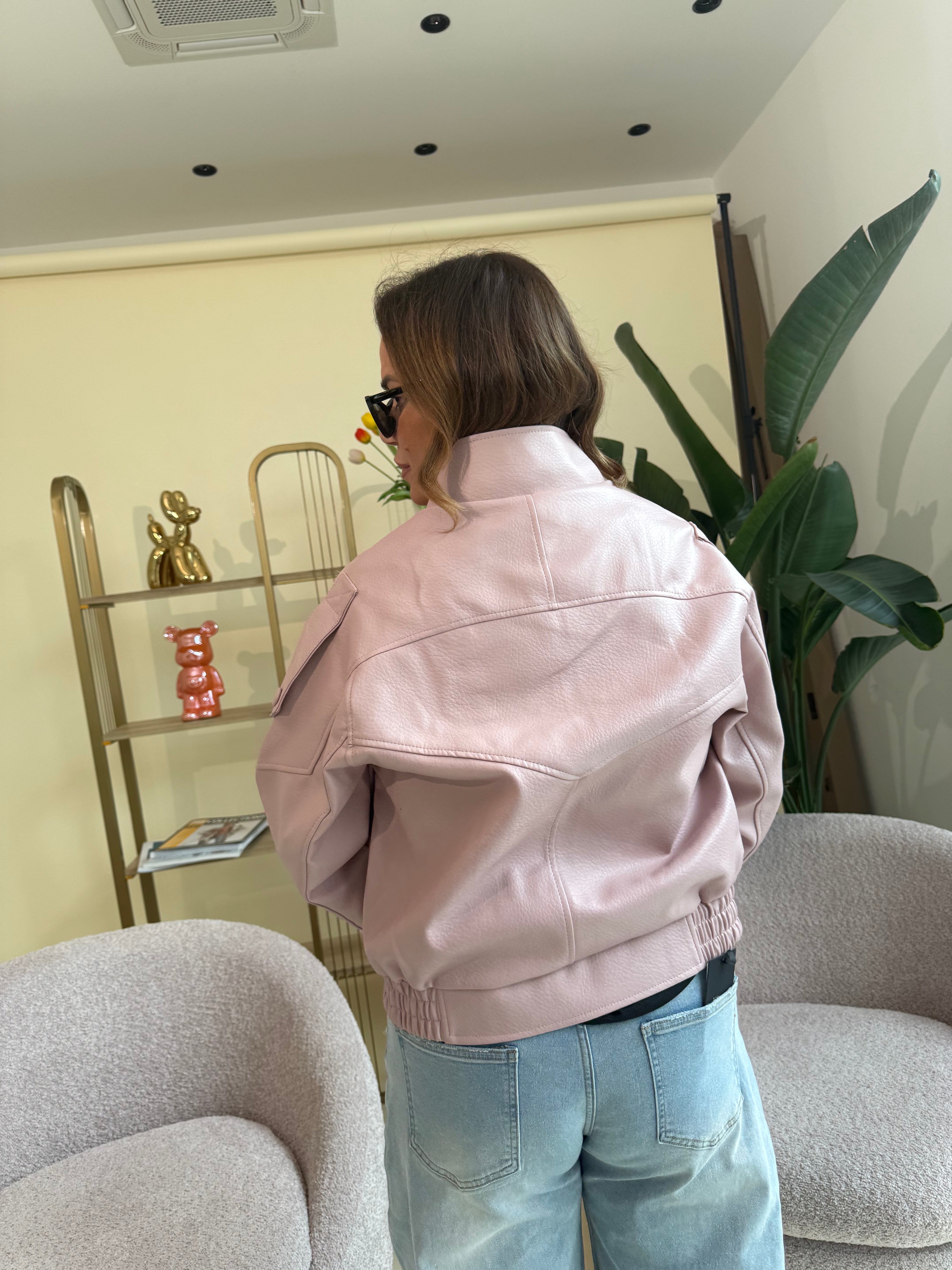 Chiodo bomber ecopelle Zarah