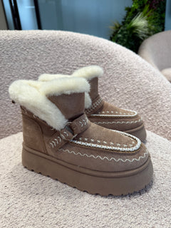 Stivaletto con pelliccia