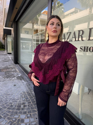 Maglia romantica curvy