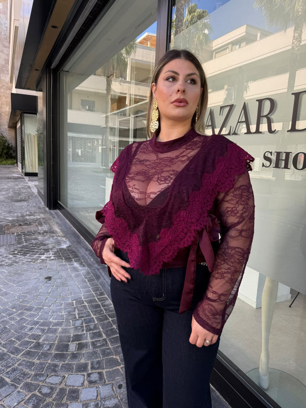 Maglia romantica curvy