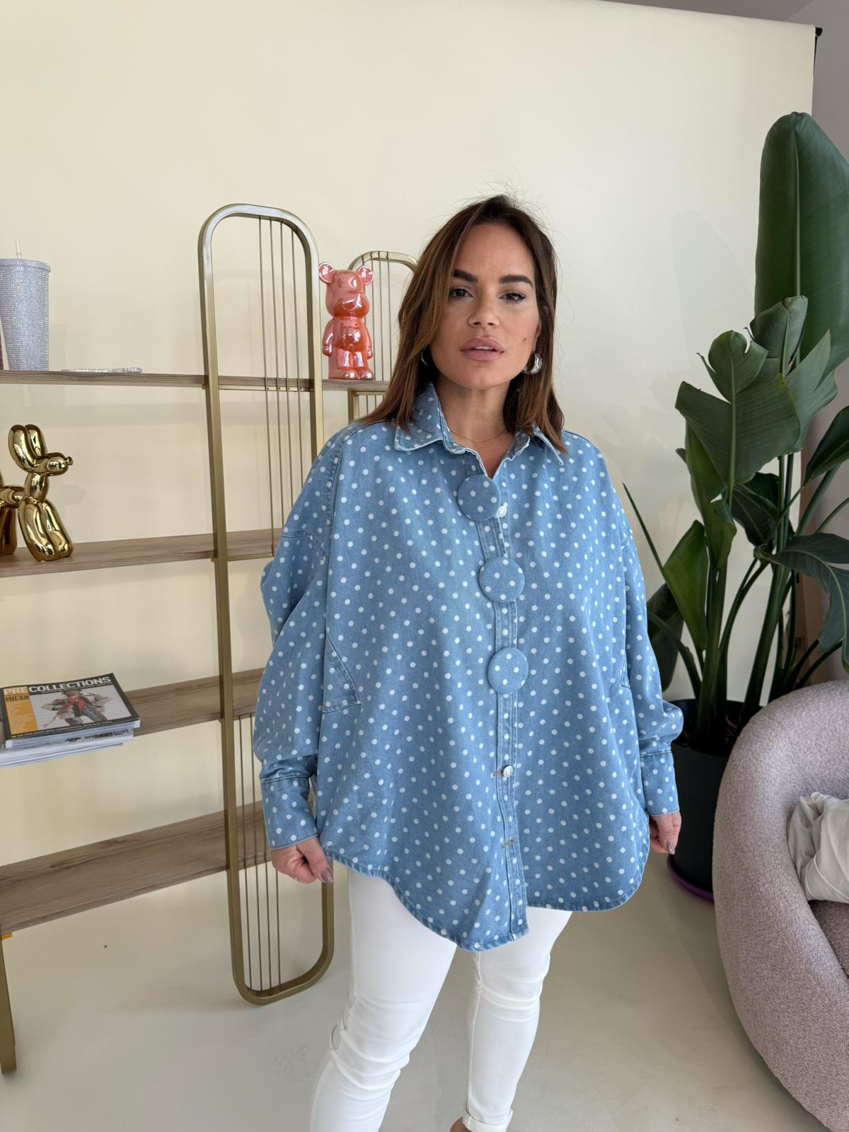 Camicia denim pois