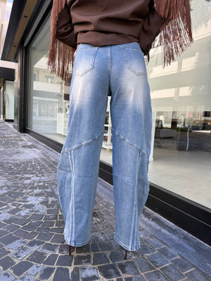 Jeans chiaro ballon