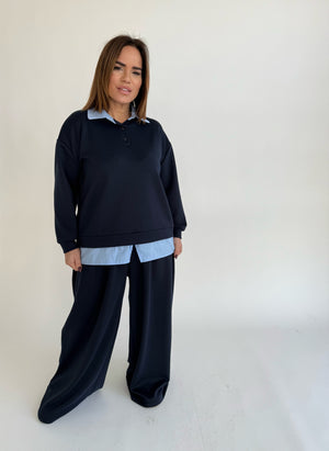 Cordset tuta con camicia curvy