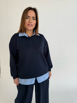 Cordset tuta con camicia curvy