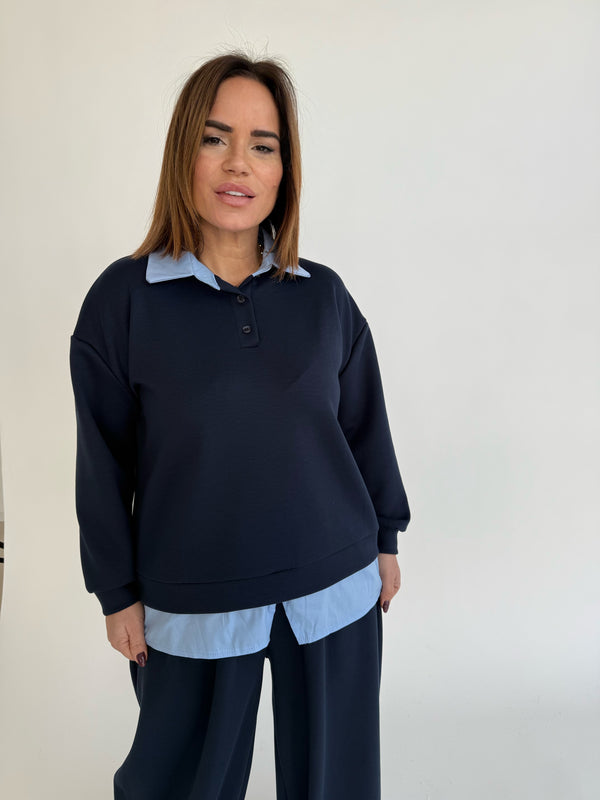 Cordset tuta con camicia curvy