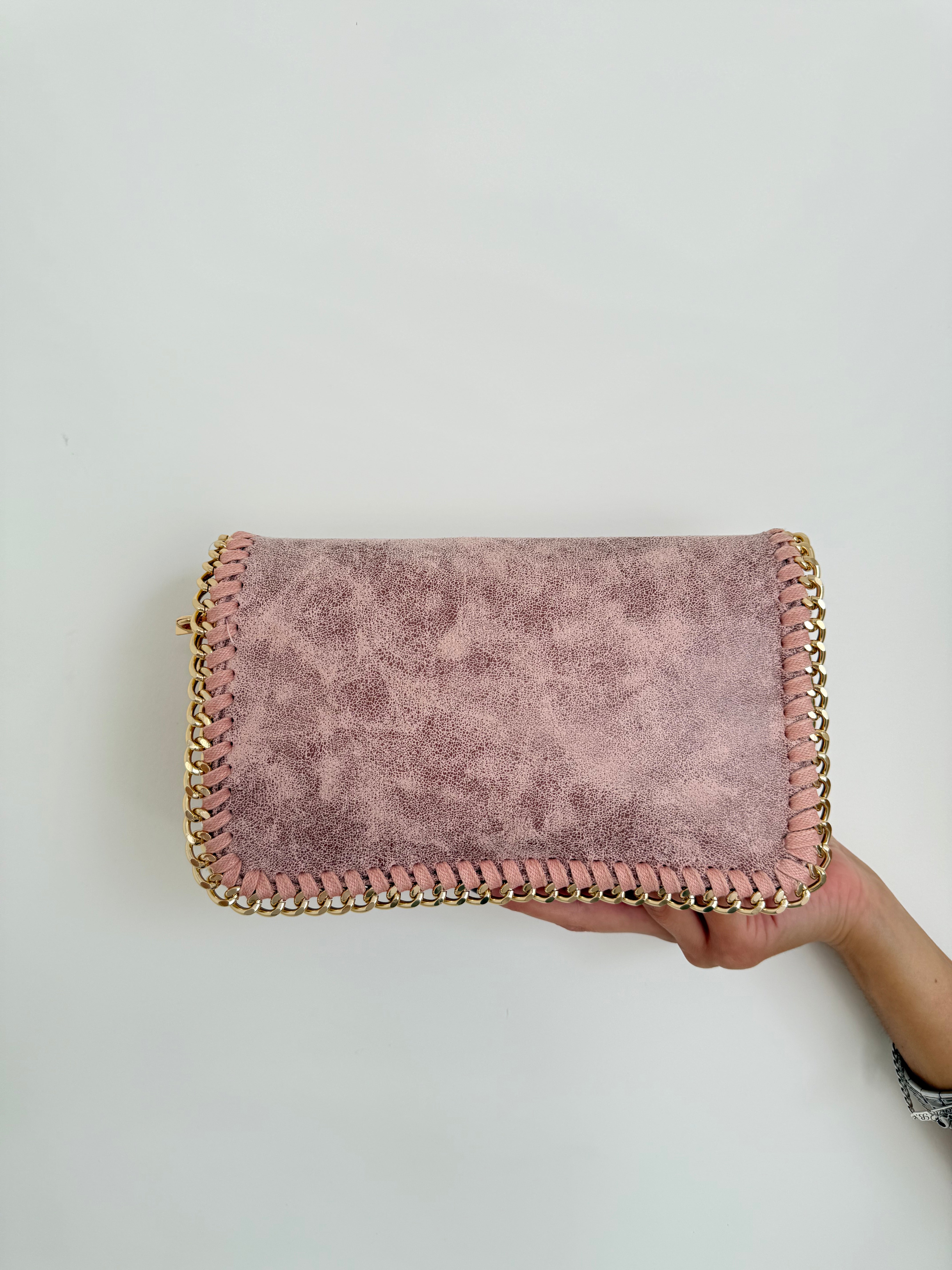 Borsa clutch pink