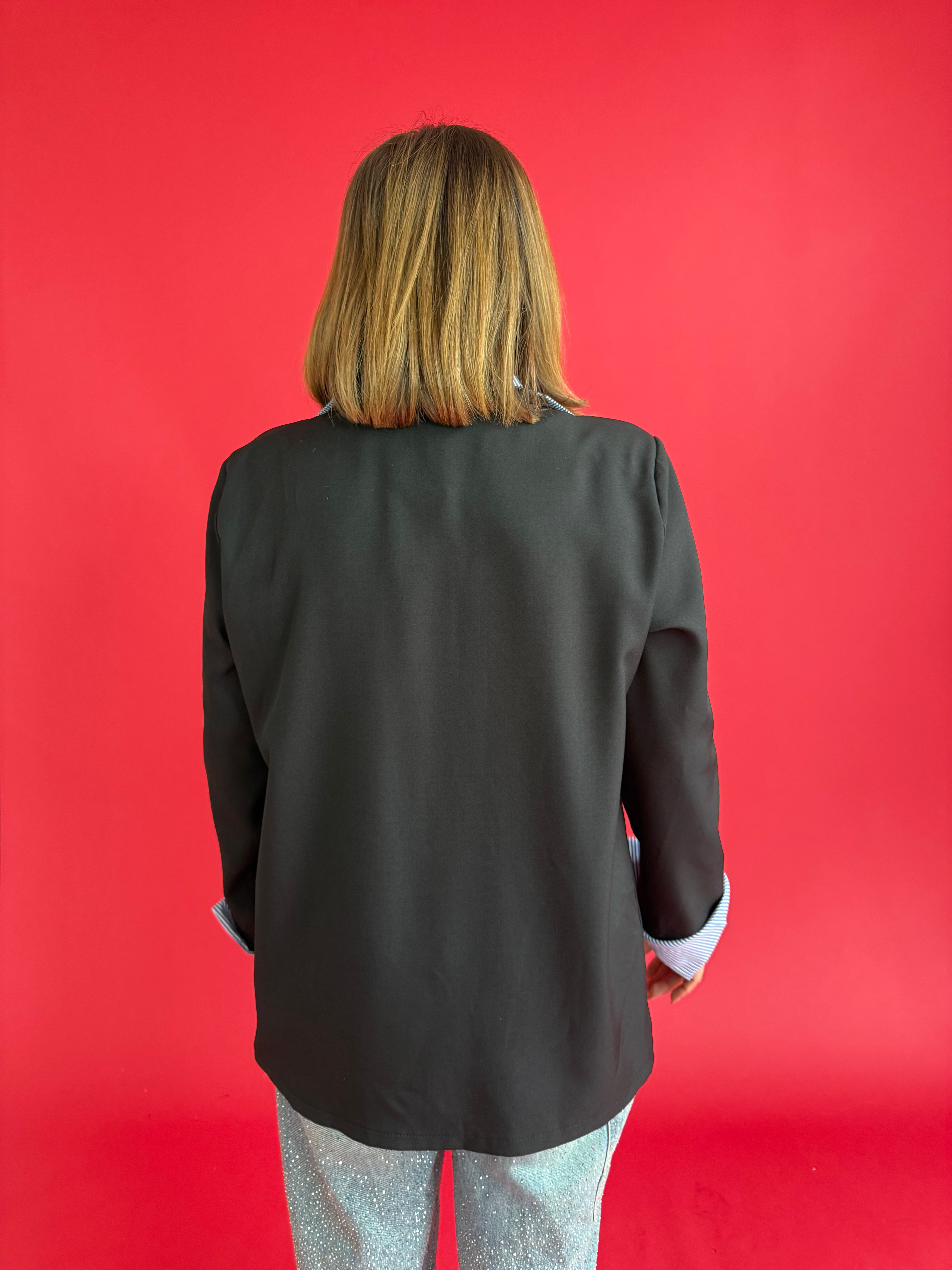 Giacca con camicia curvy