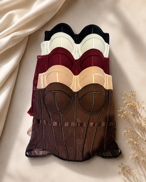 Corpetto steccato curvy