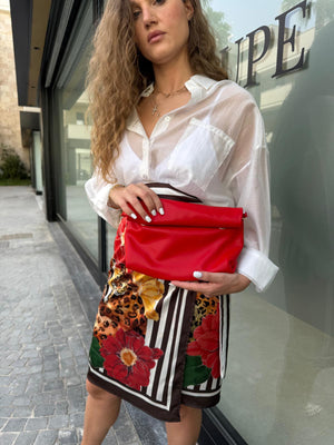 Pochette con risvolto