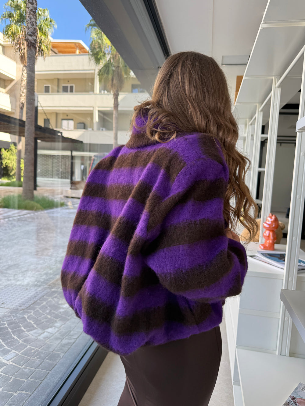 Cardigan a strisce by Lumina