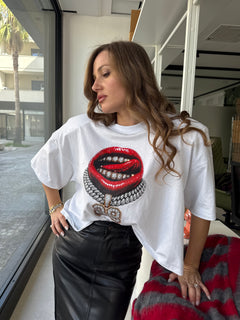 T-shir crop lip