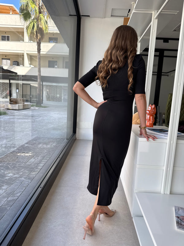 Abito in lycra con spalline