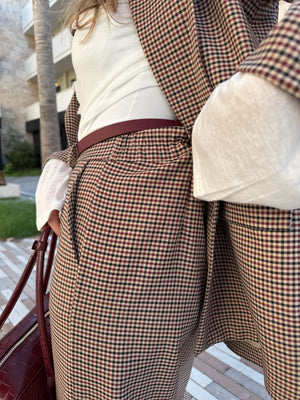 Tailleur doppiopetto quadretti