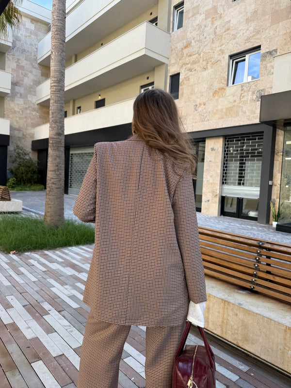 Tailleur doppiopetto quadretti