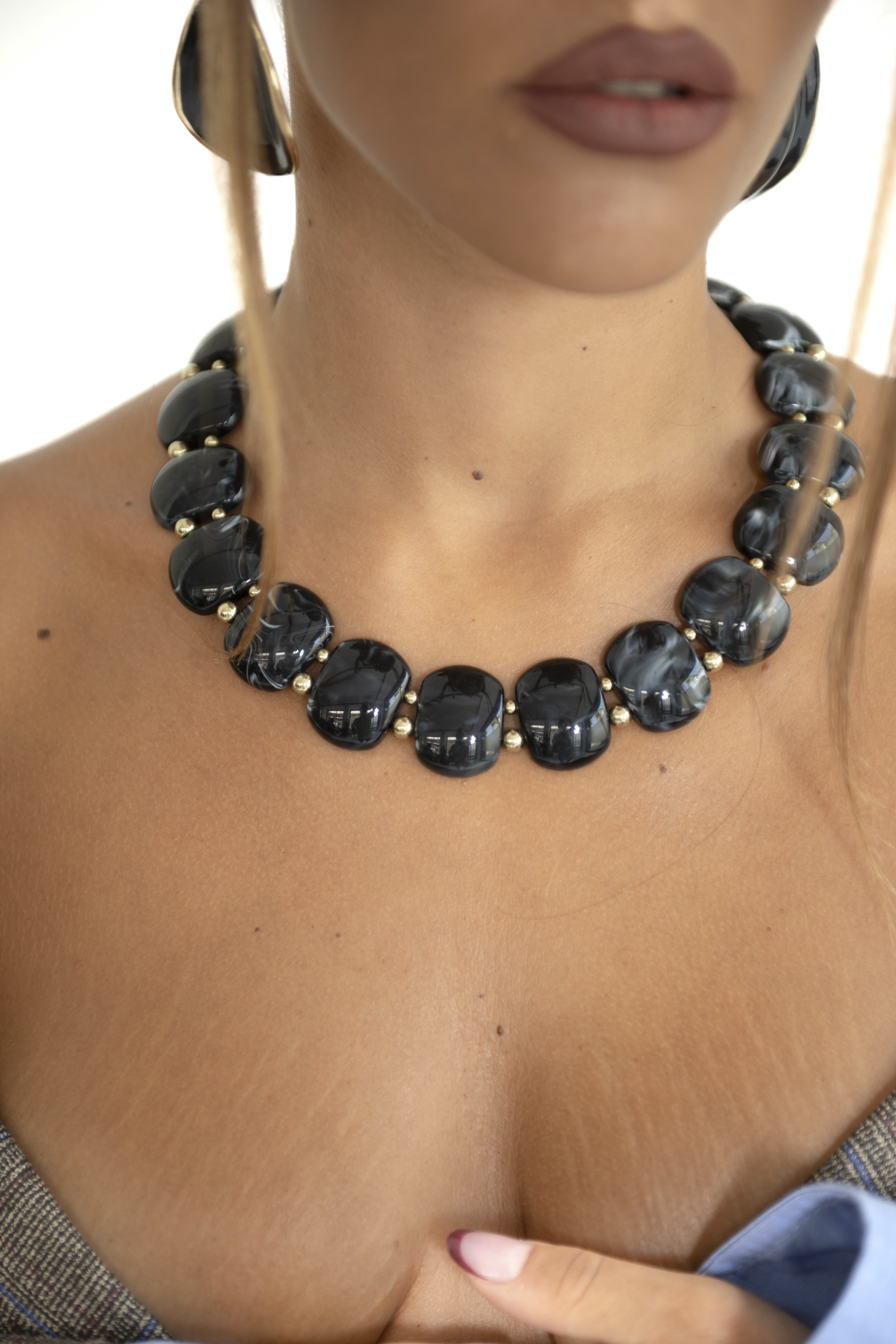 Collana pietra sfumata