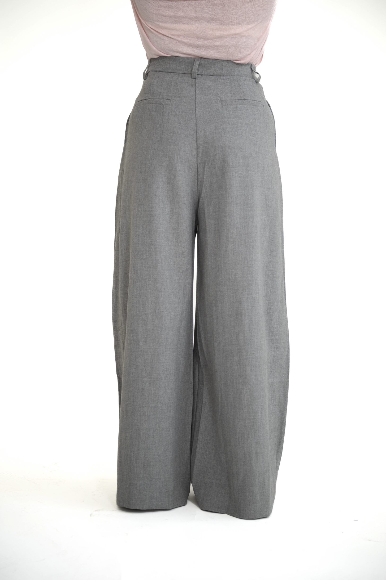 Pantalone palazzo grigio
