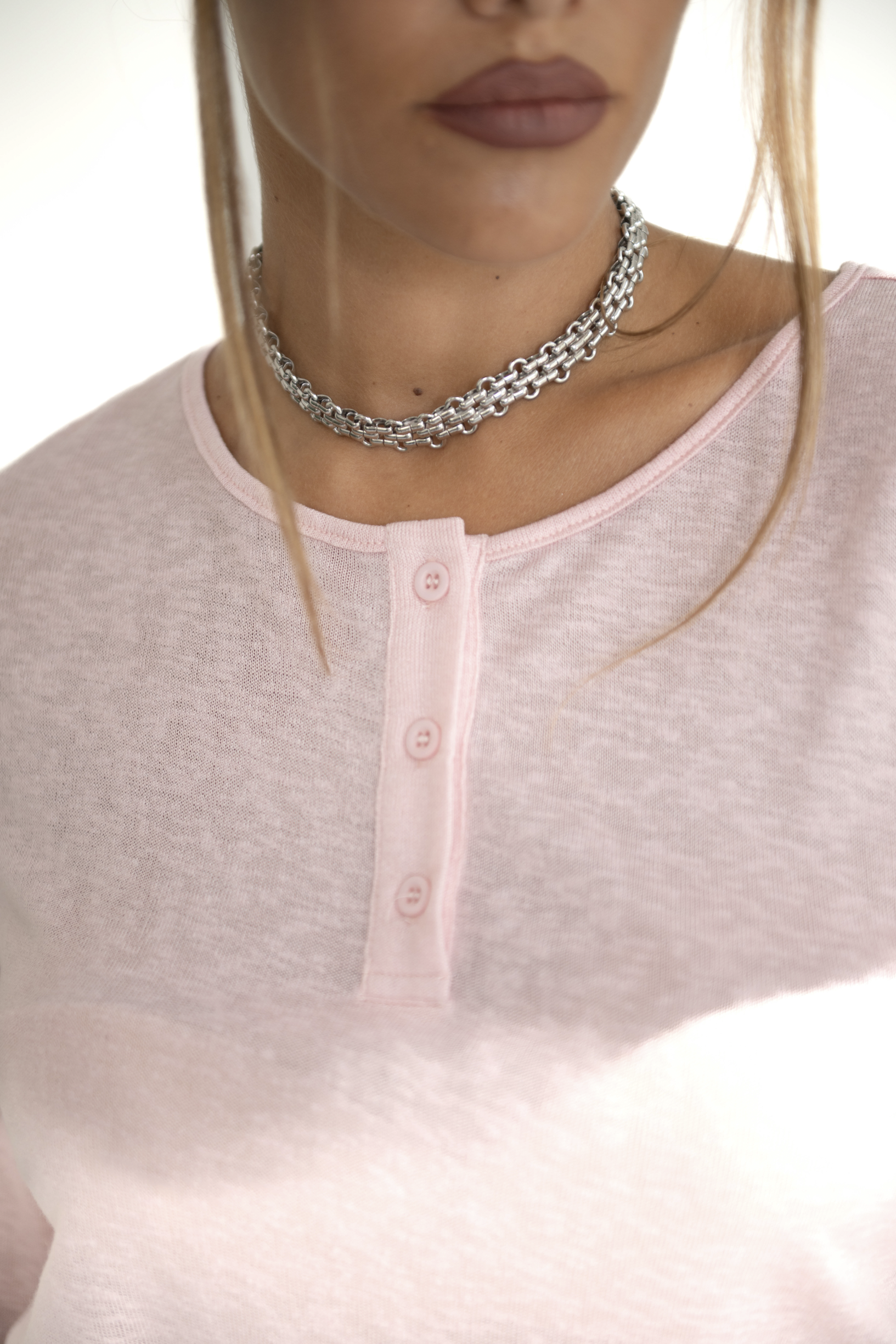 Maglia semitrasparente morbida