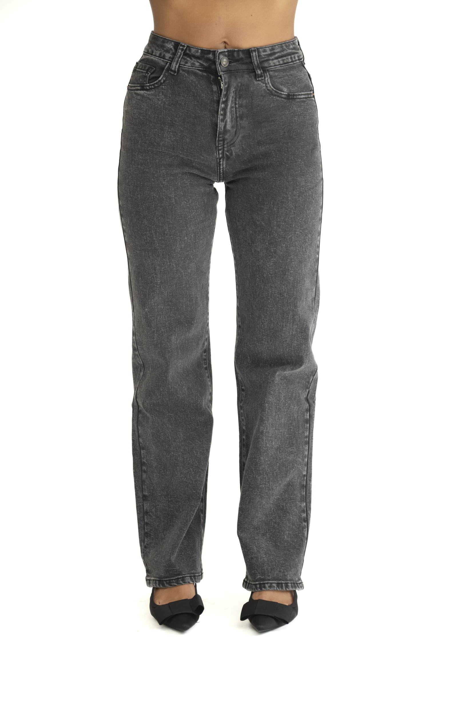 Jeans gamba dritta grey