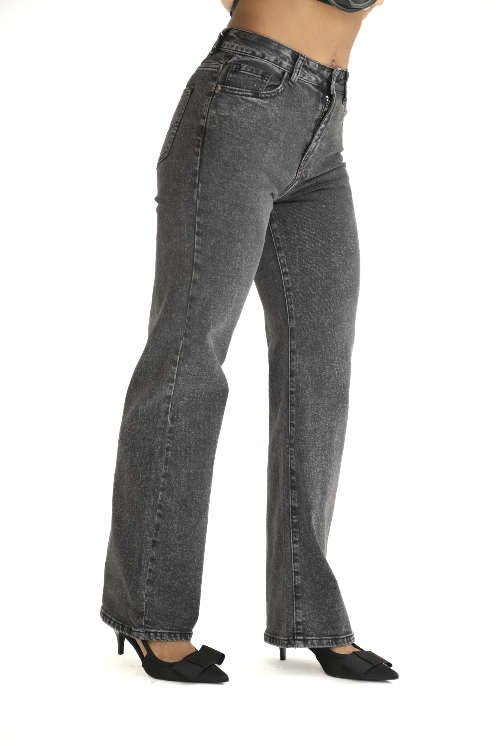 Jeans gamba dritta grey