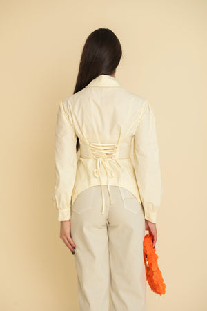 Camicia gioiello con stringhe