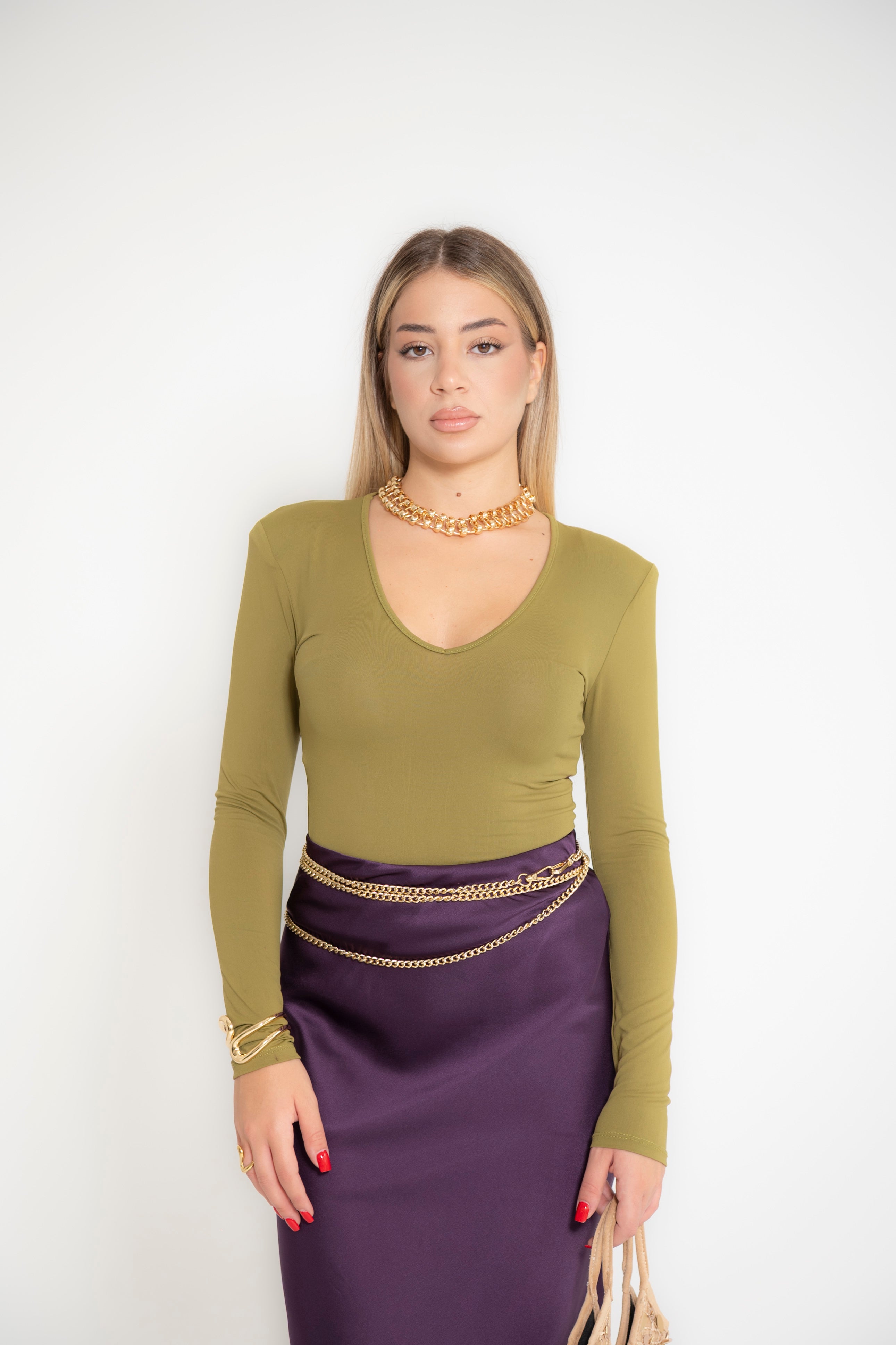 Maglia lycra con spalline
