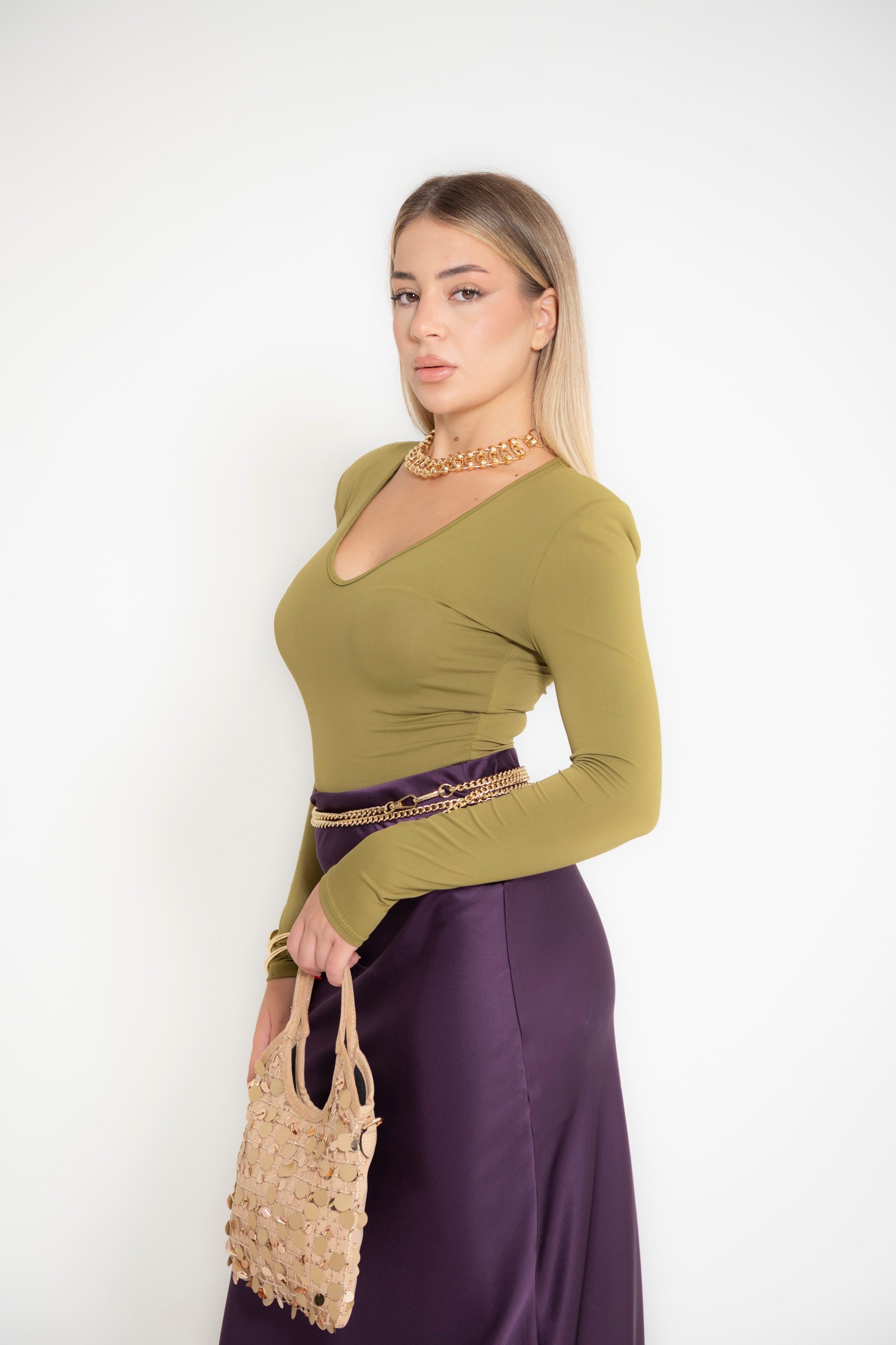 Maglia lycra con spalline