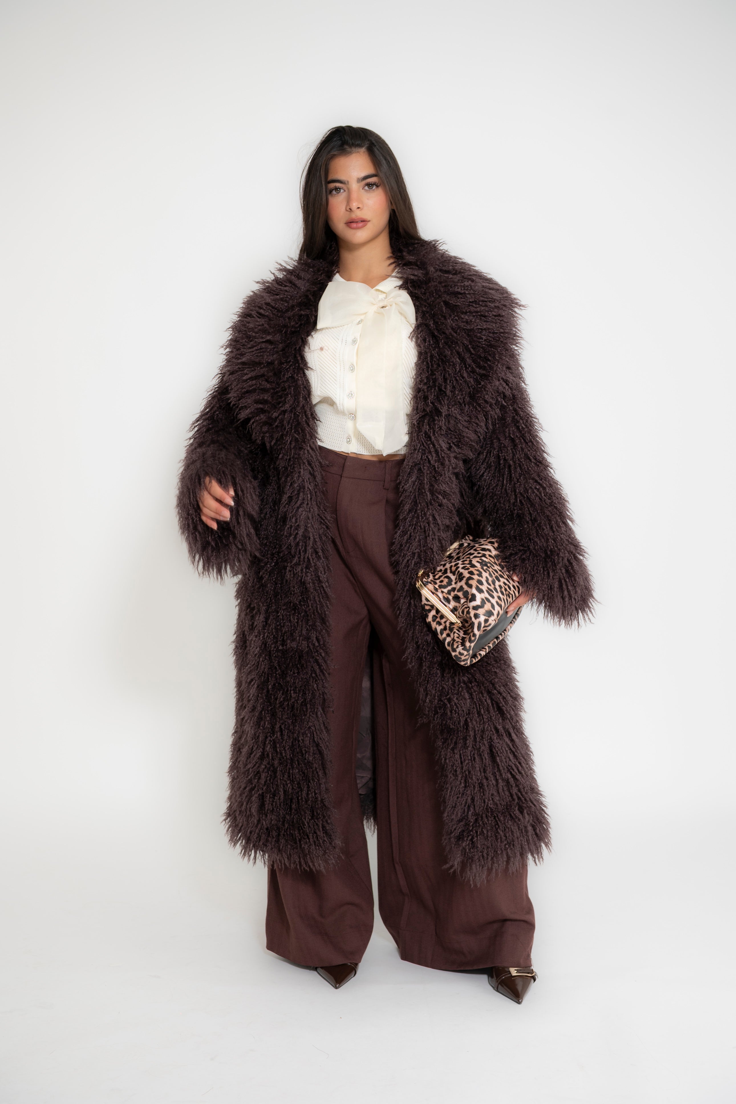 Pelliccia lunga teddy