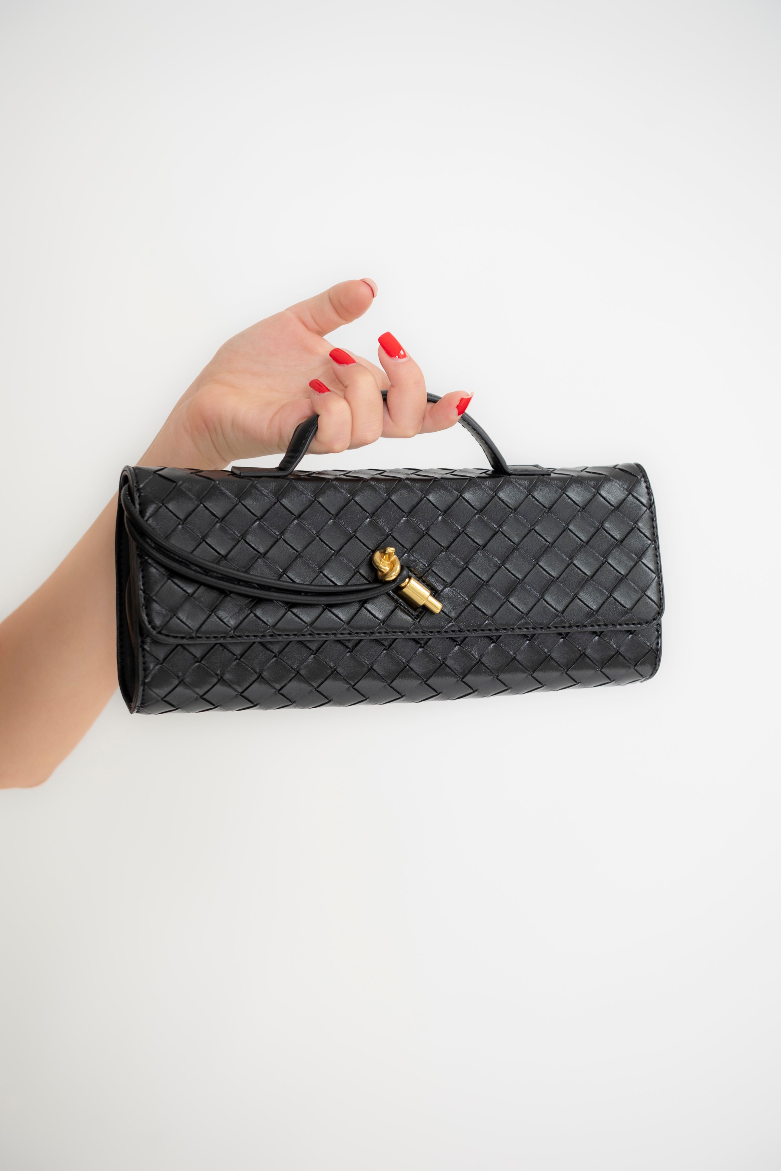 Borsa a mano in ecopelle black