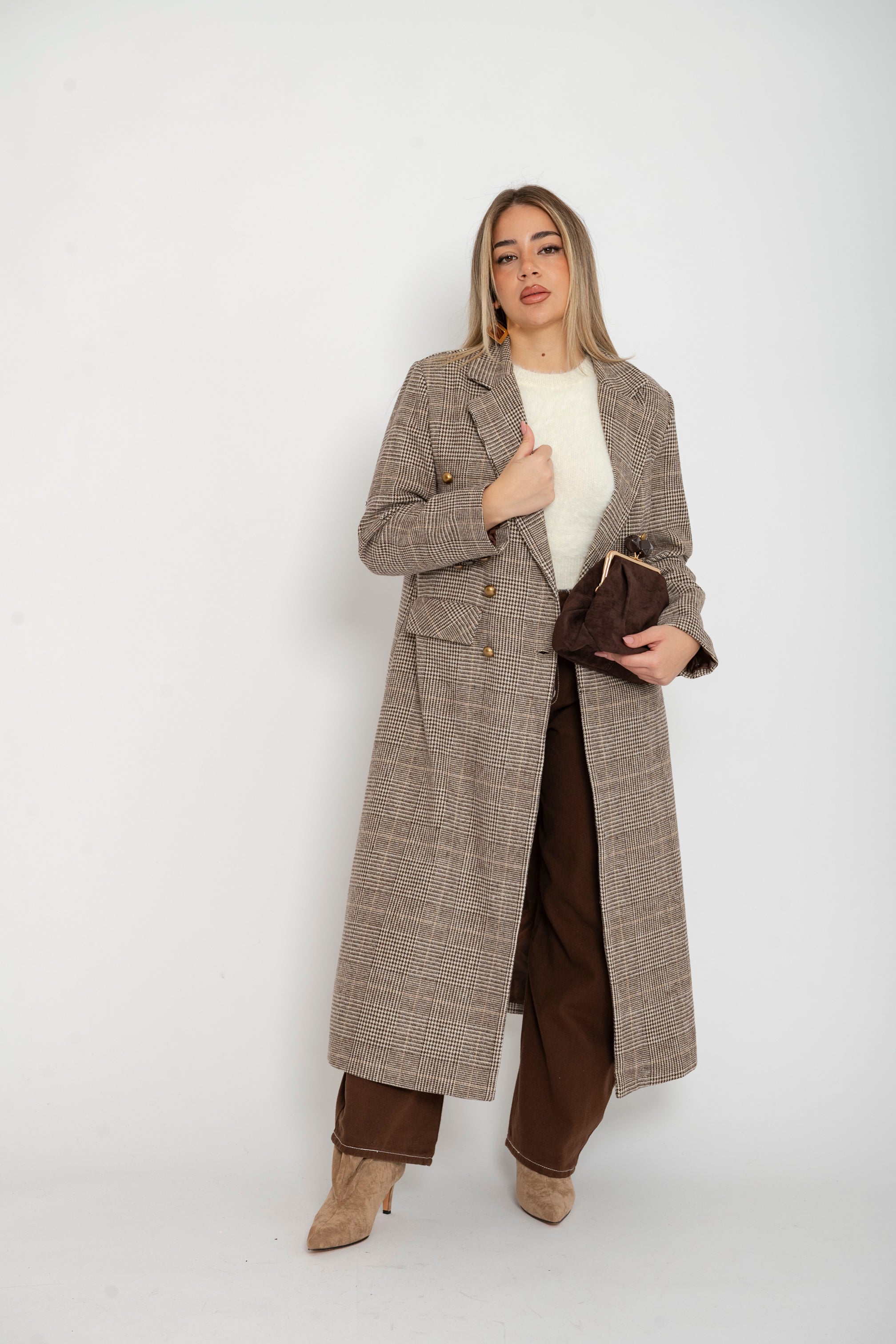 Cappotto pied de poule