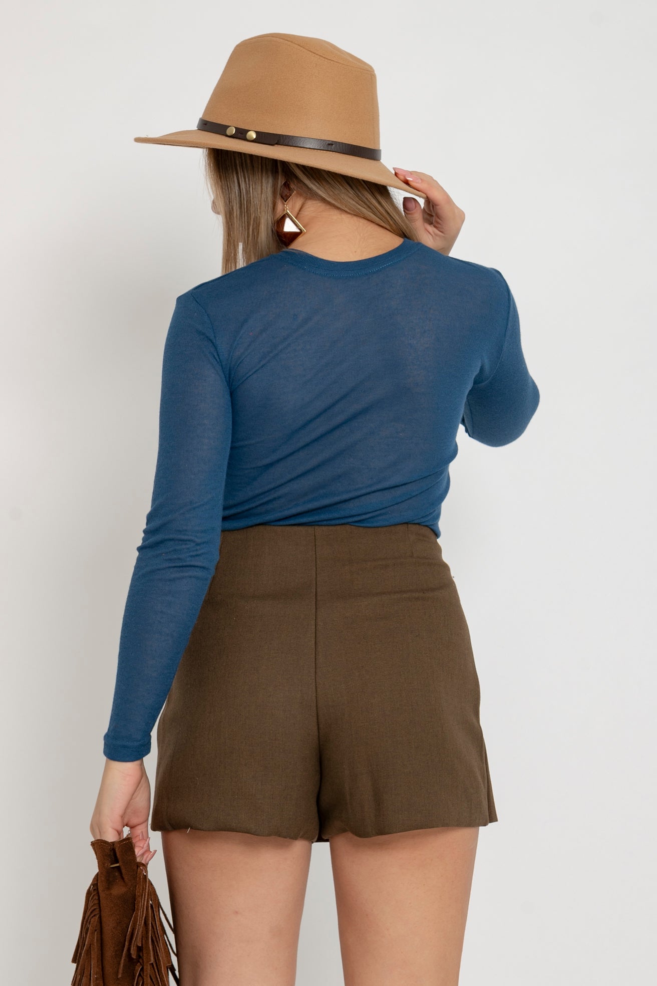 Maglia basic semitrasparente