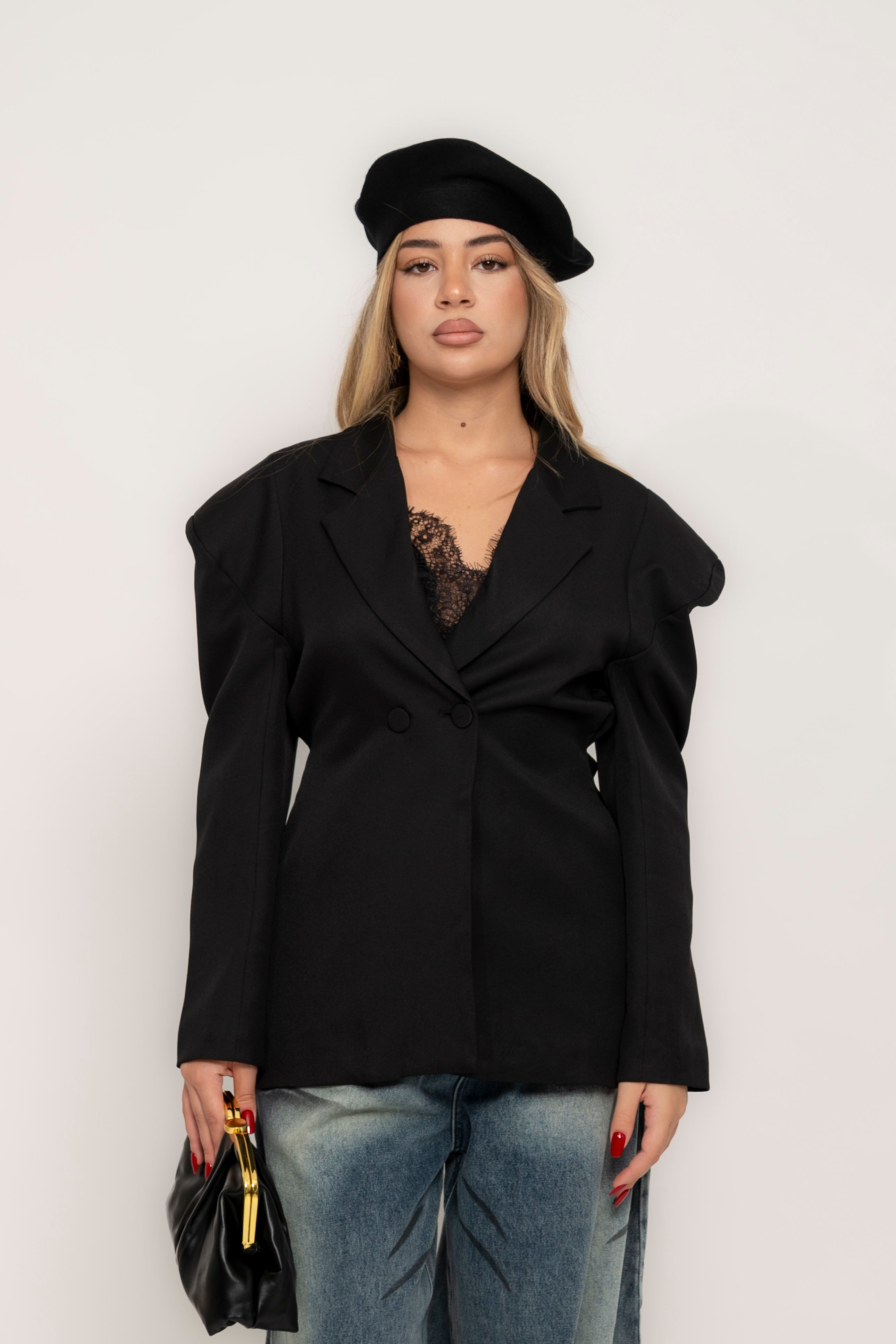 Blazer spalla larga