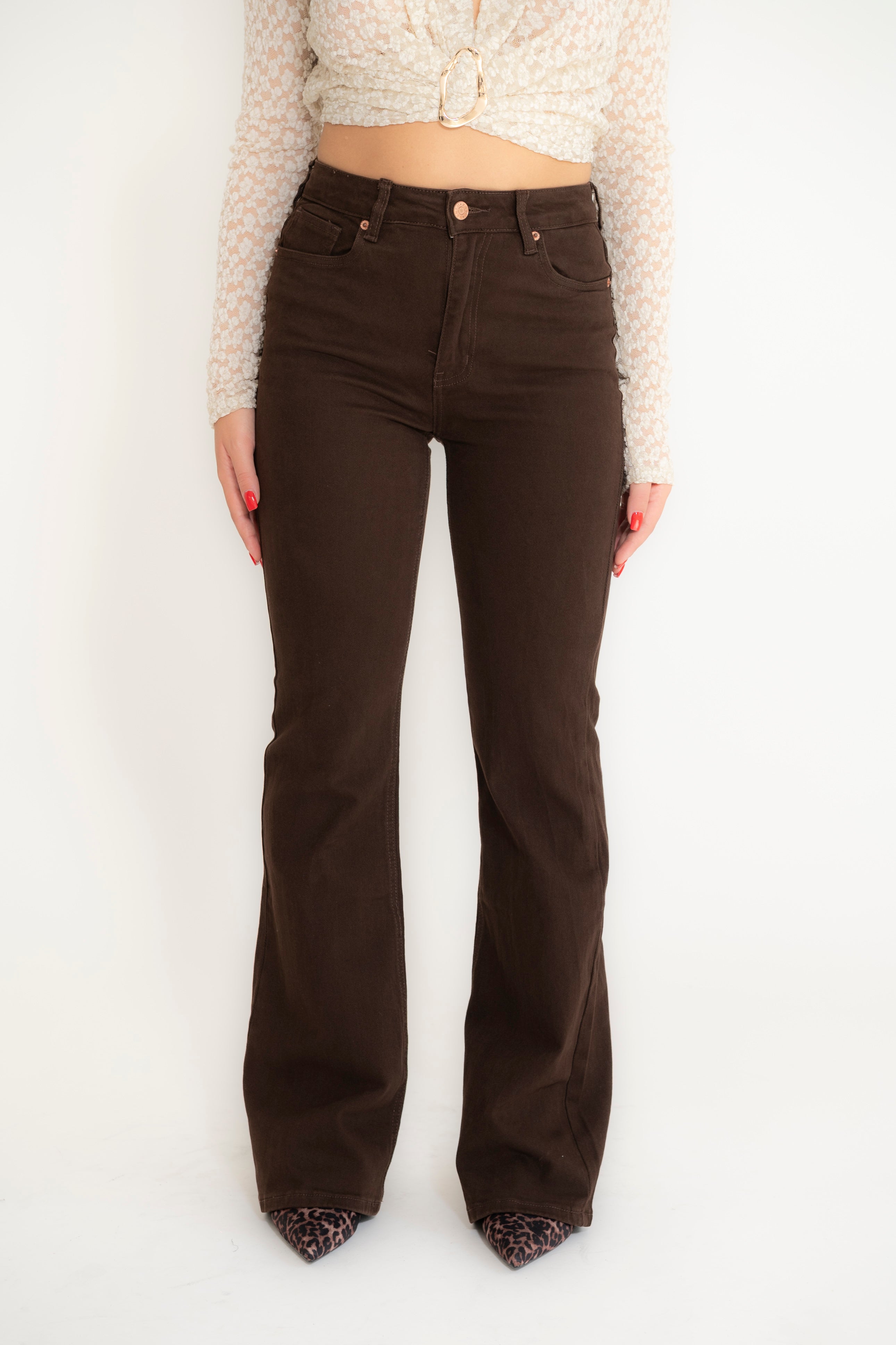 Jeans zampa brown