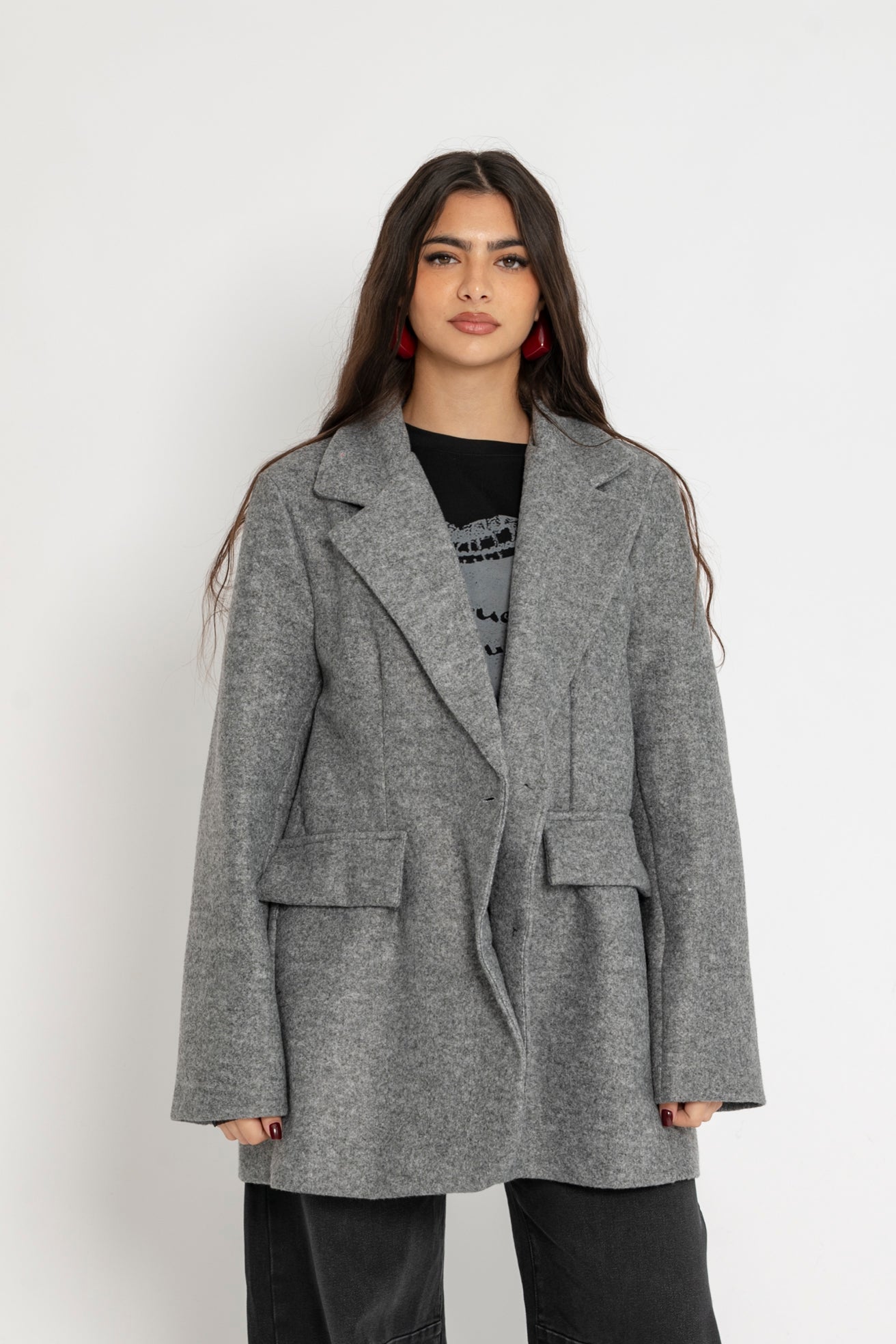 Giacca cappotto in panno