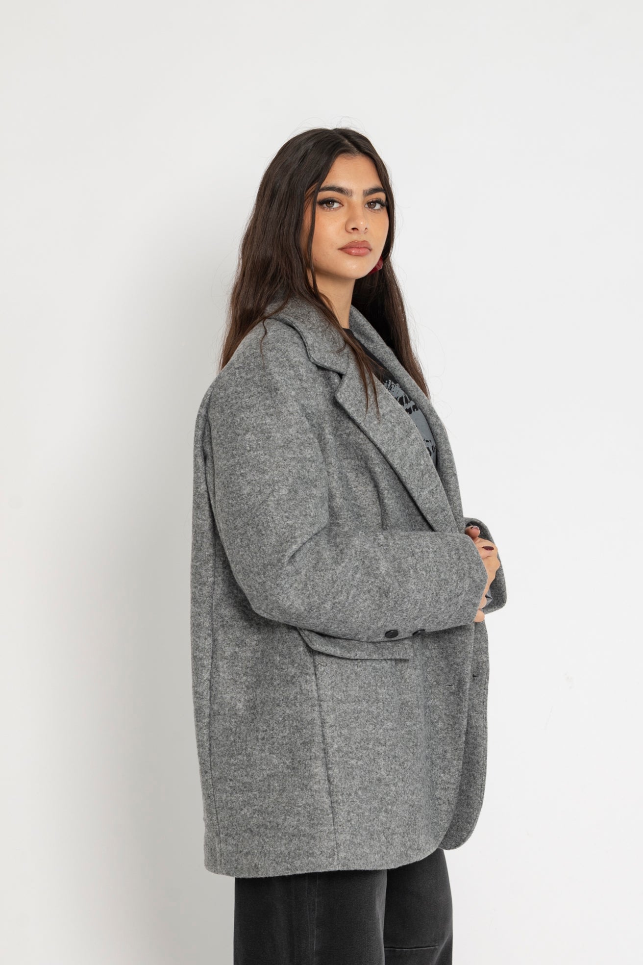 Giacca cappotto in panno