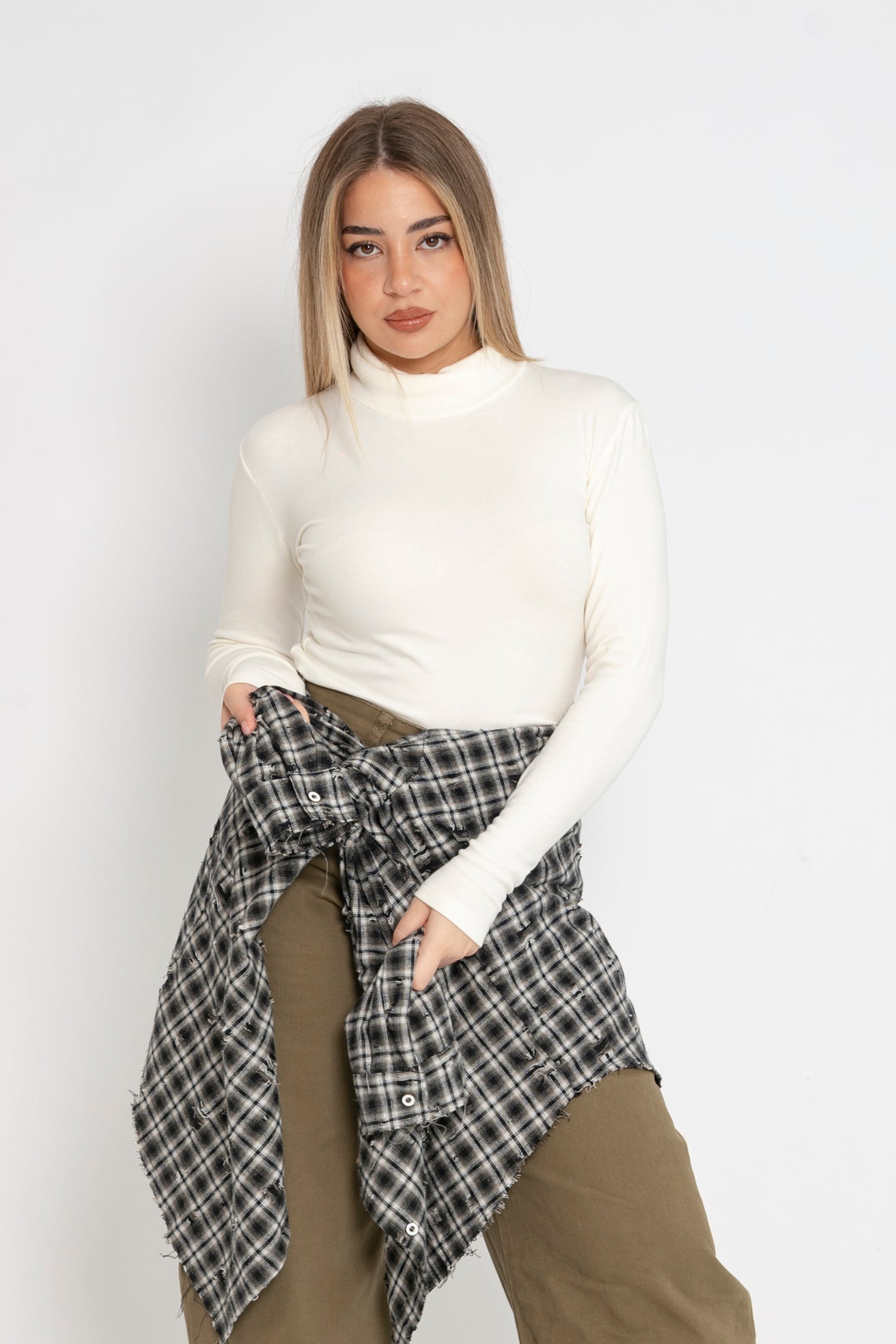 Maglia collo morbido Lumina