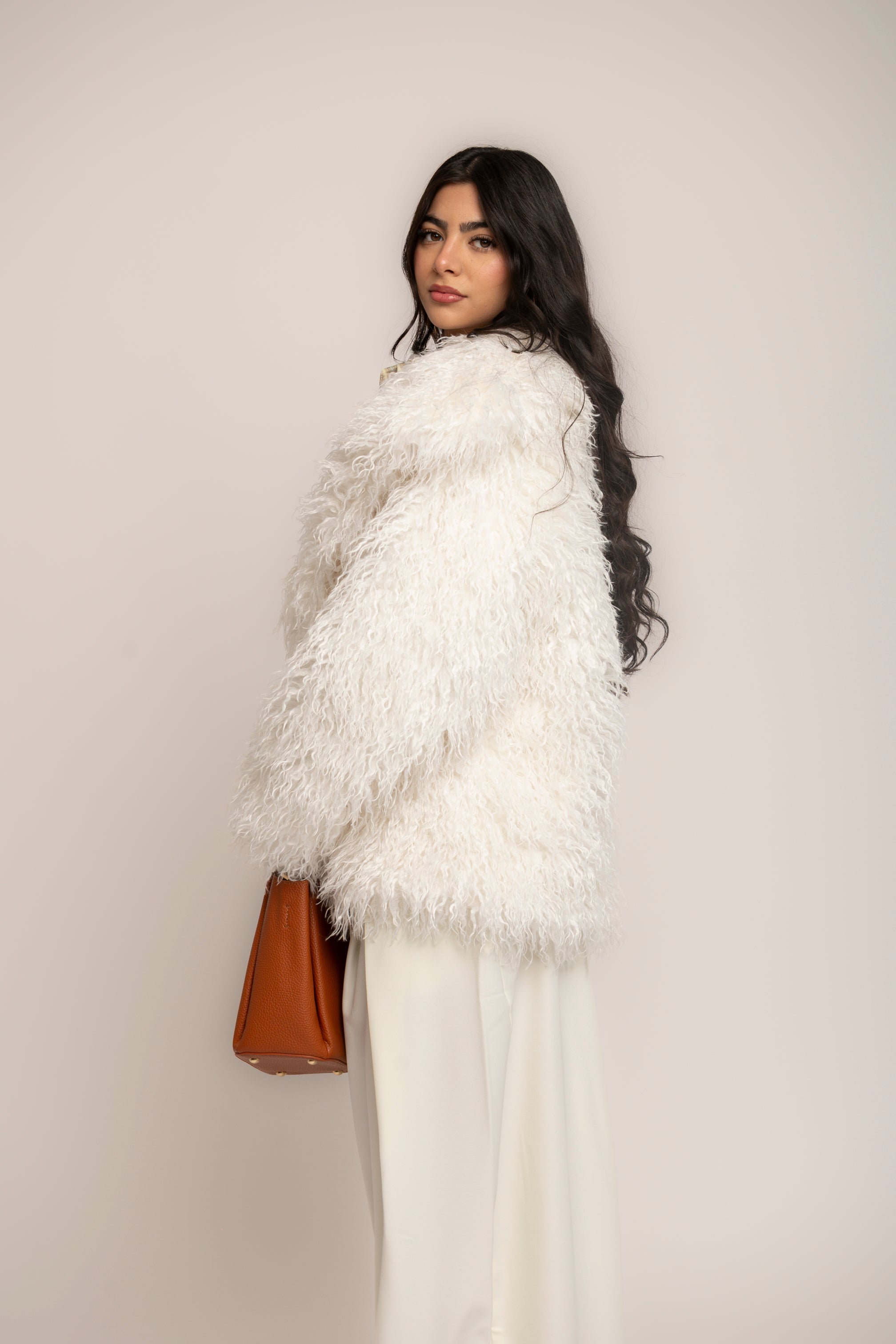 Pelliccia teddy white