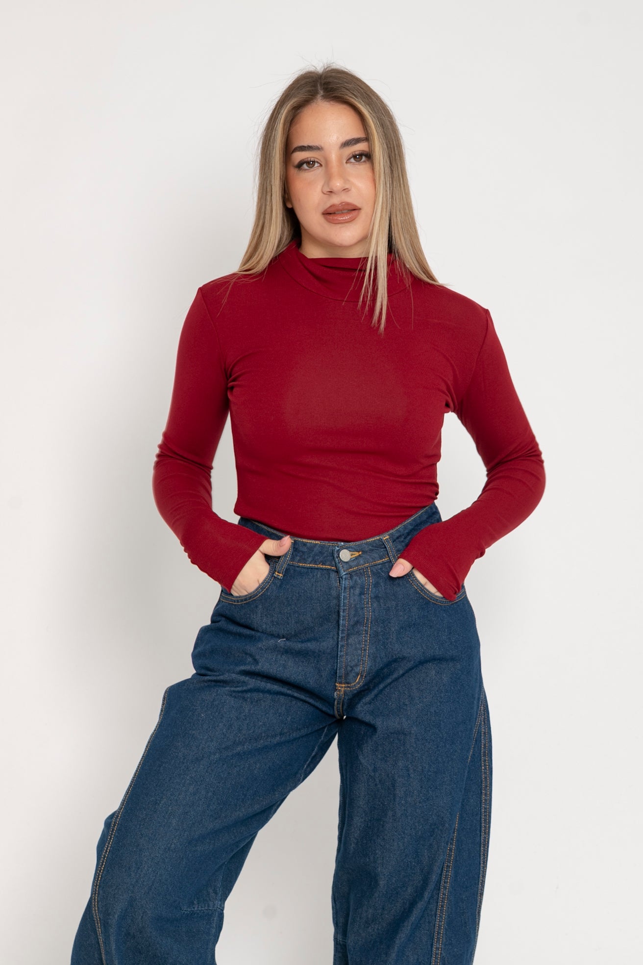 Maglia collo morbido Lumina