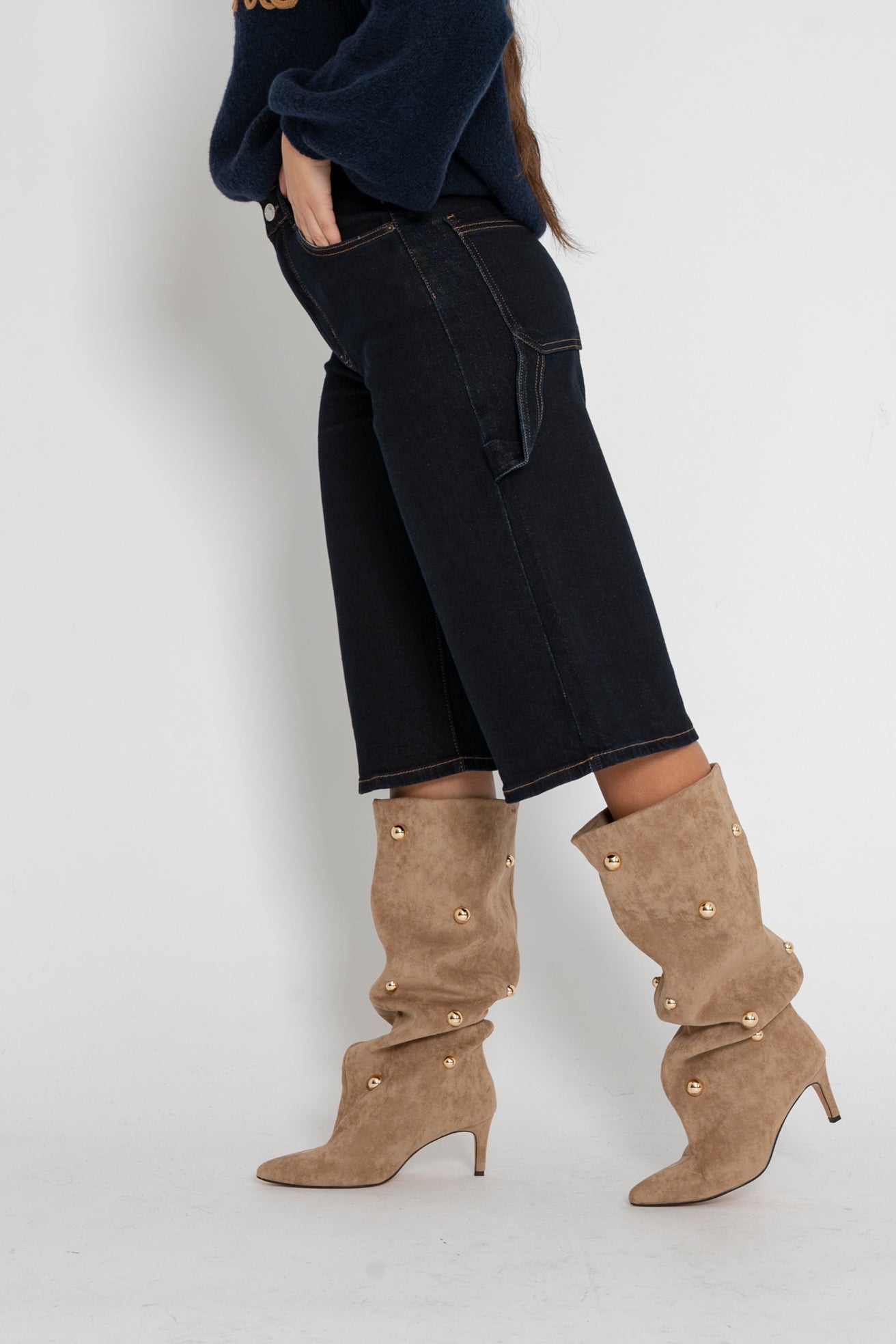 Bermuda ballon denim blue