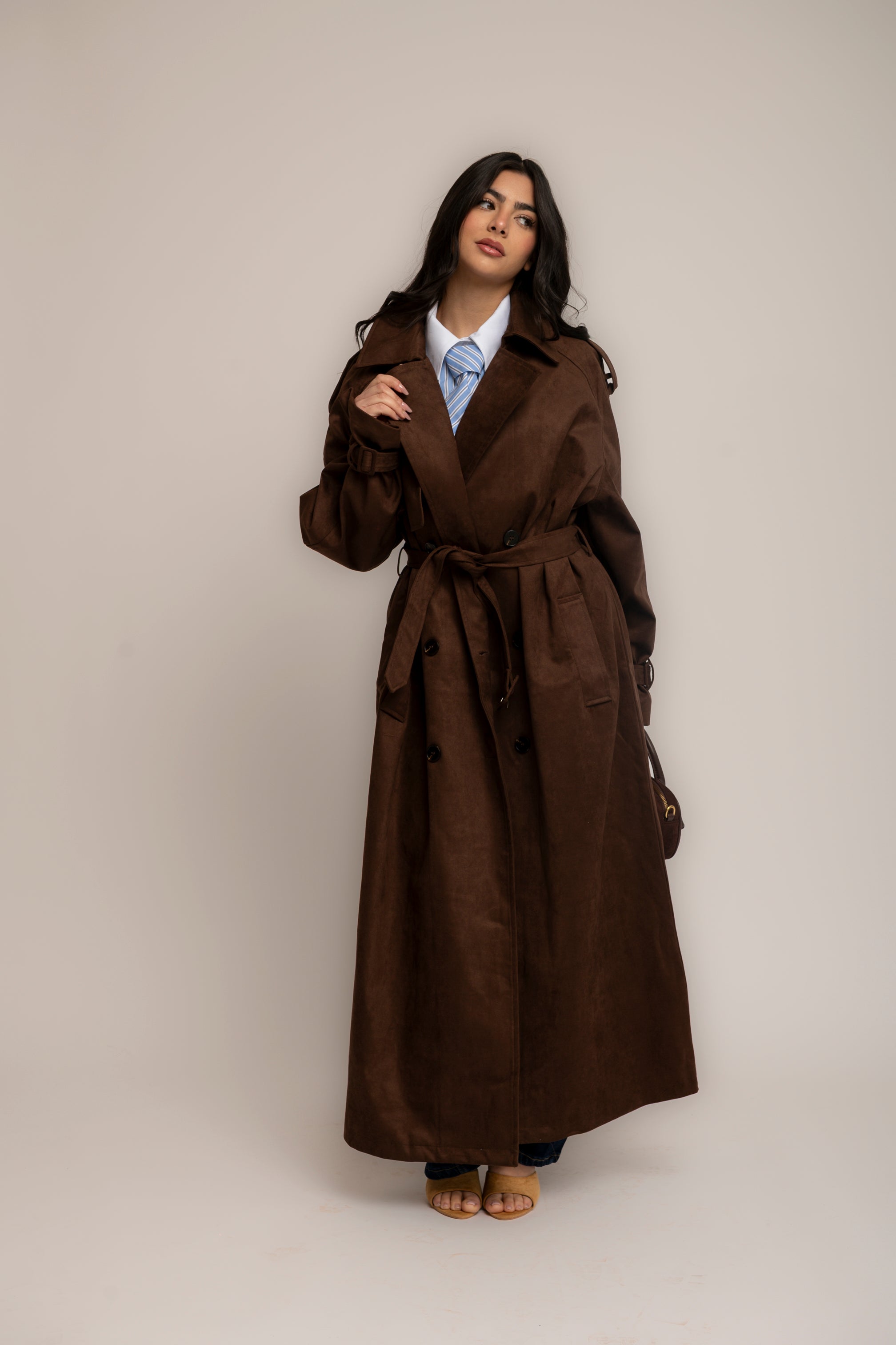 Trench in renna brown