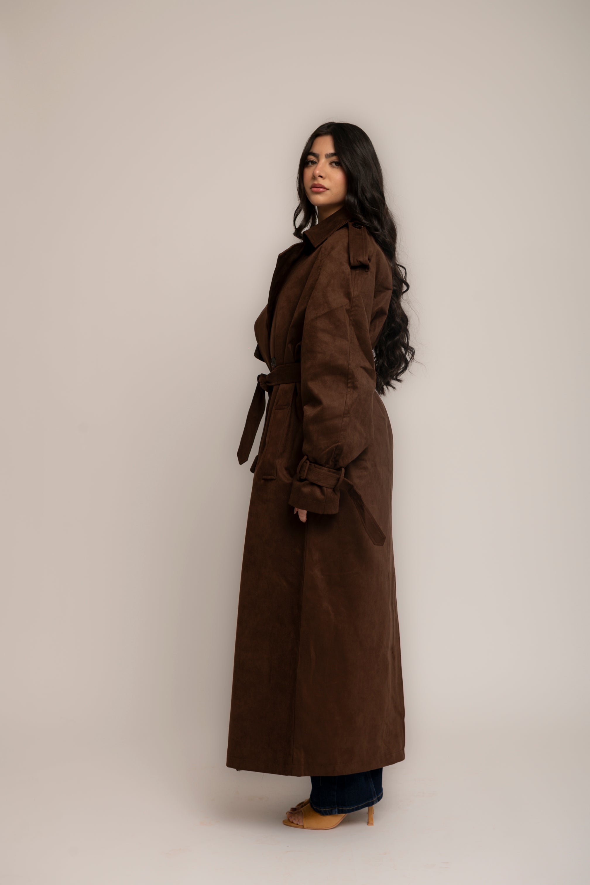 Trench in renna brown