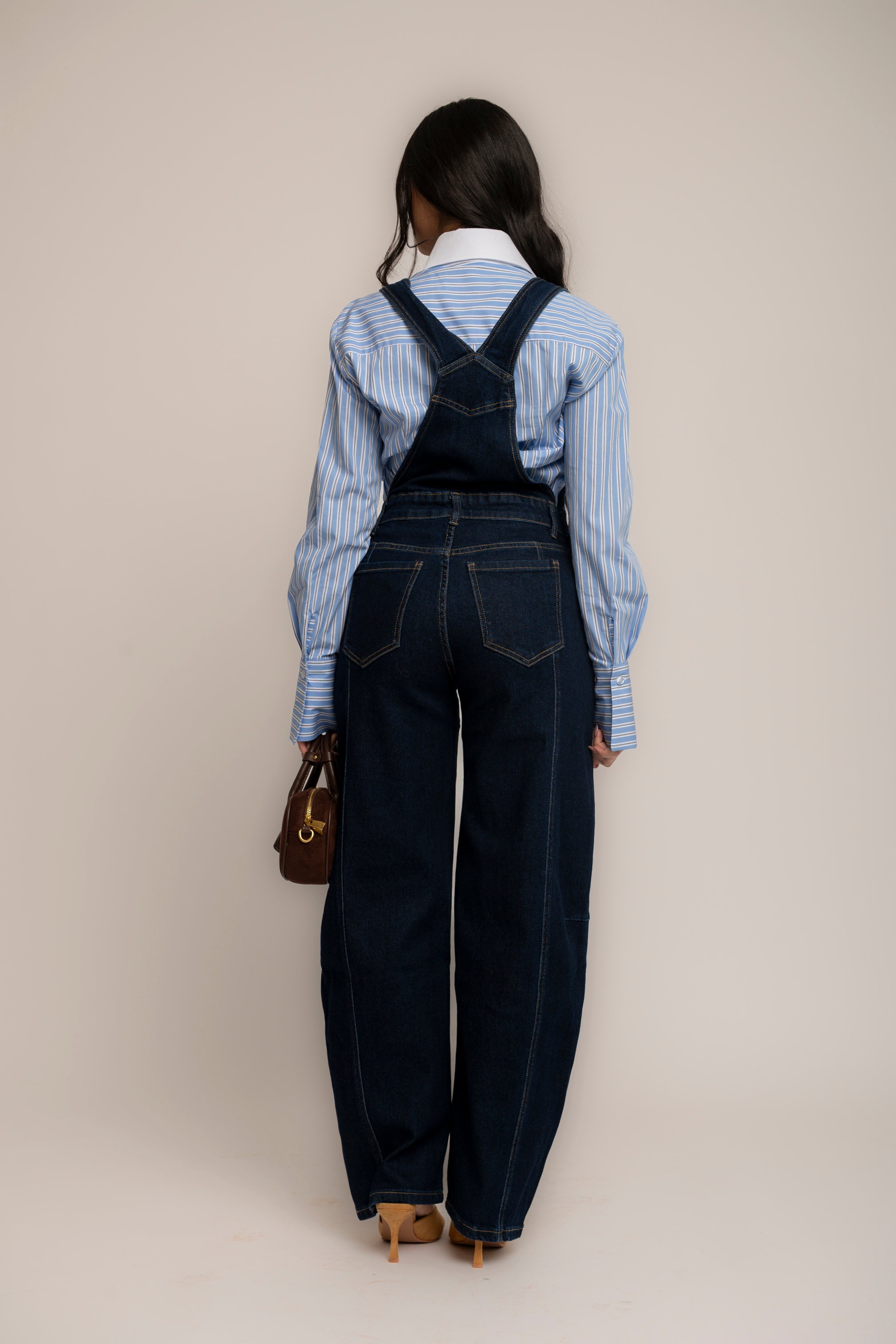 Salopette in denim blue